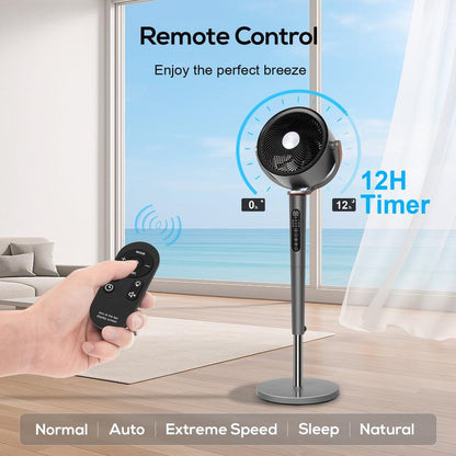 Adjustable Quiet Bedroom Cooling Fan