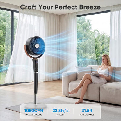 Silent Adjustable Room Air Fan