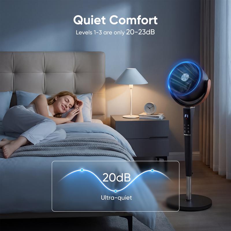 Silent Adjustable Room Air Fan