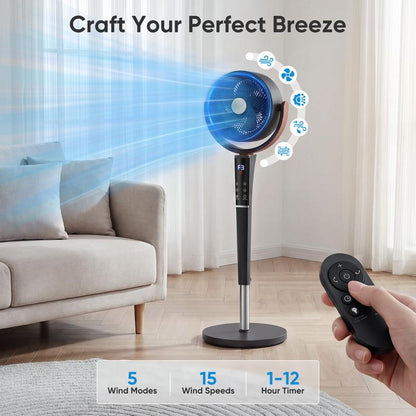 Silent Adjustable Room Air Fan