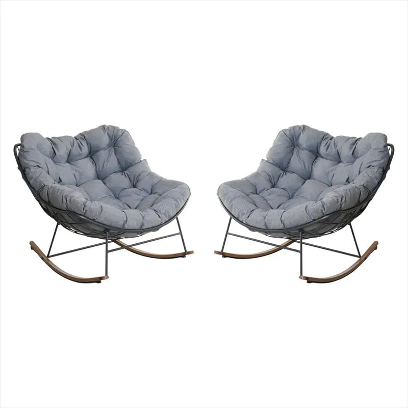 Cushioned Indoor Outdoor Rocking Chair