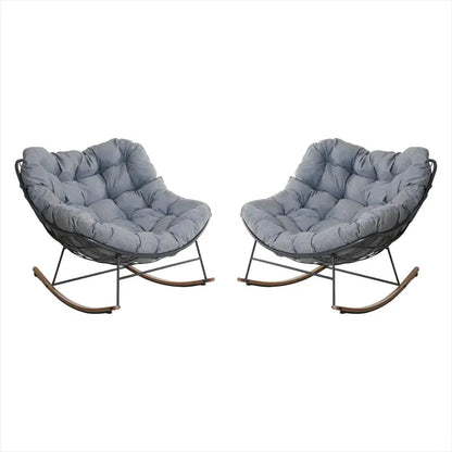 Cushioned Indoor Outdoor Rocking Chair
