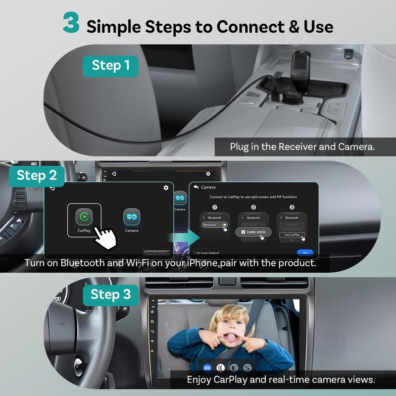 Wireless Car Screen Baby Monitor