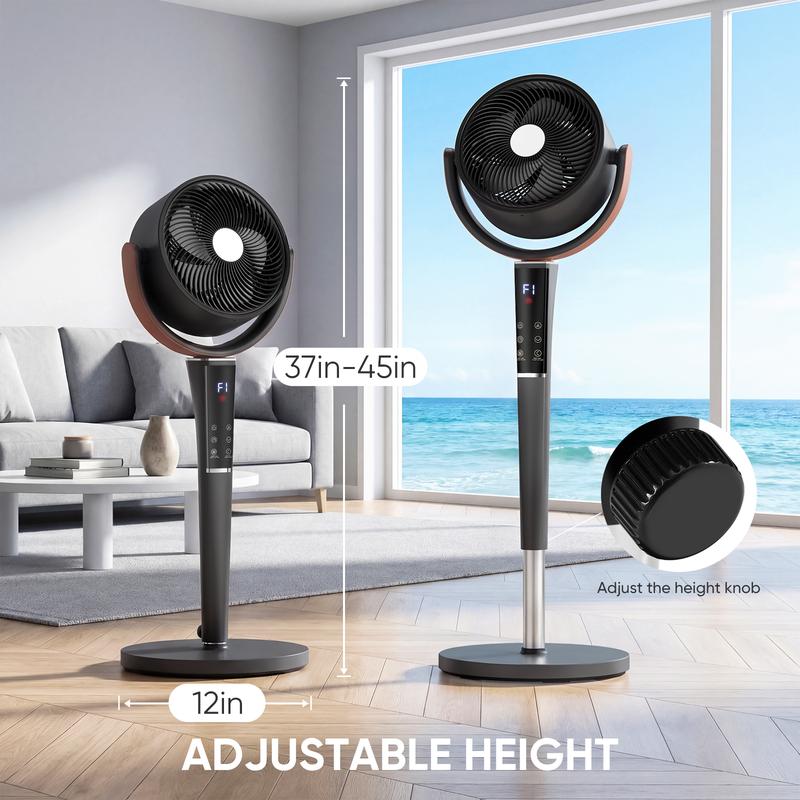 Silent Adjustable Room Air Fan