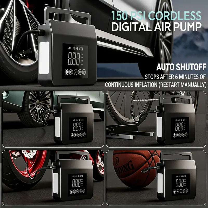 Portable Jump Starter Air Compressor